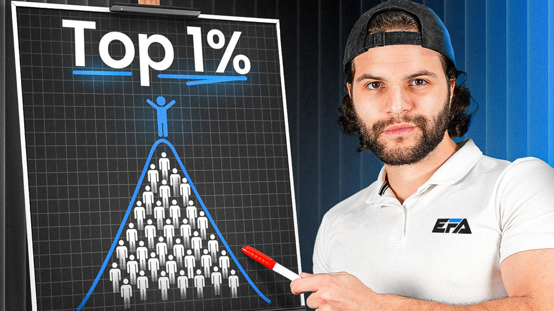 Top 1 percent football players explained by coach during trial, showing pyramid of players and what separates elite performers from average in football trials